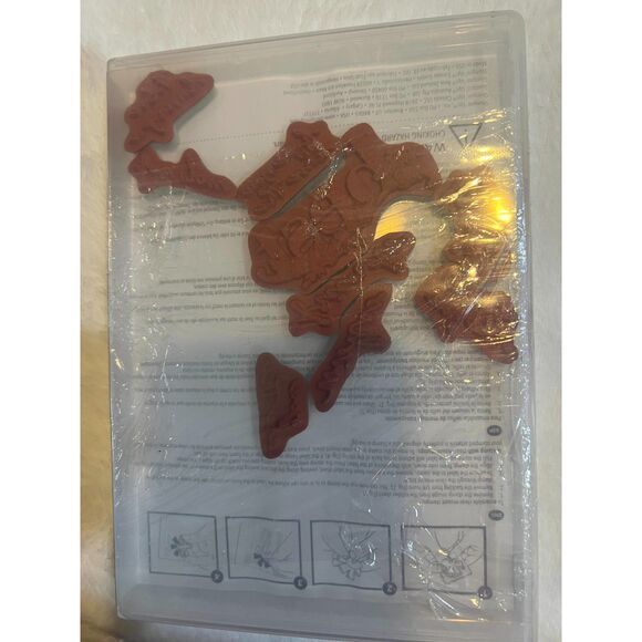 Lots of 7 STAMPIN UP Rubber Cling Stamps Collection - Picture 8 of 8